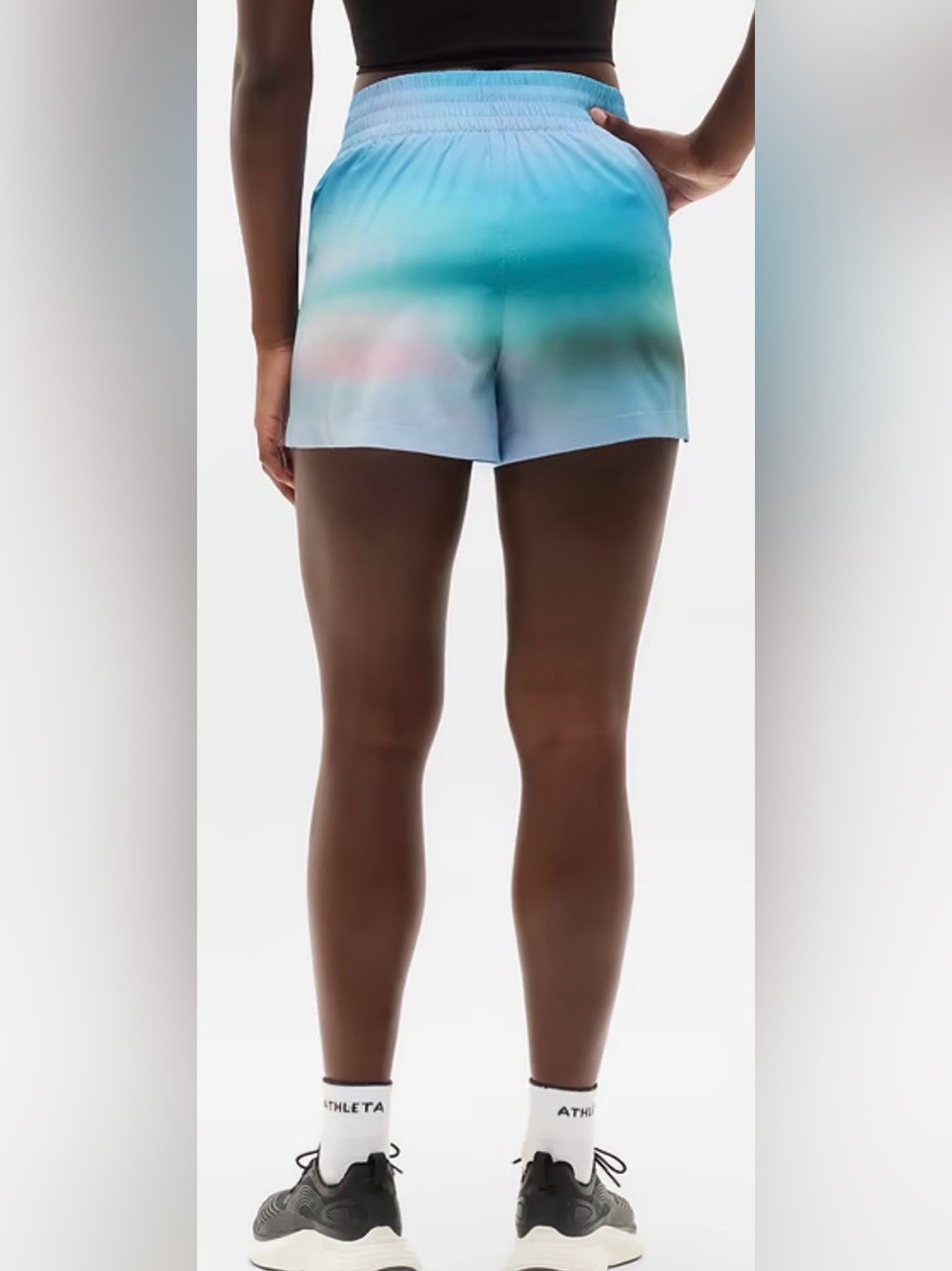 Athleta Abstract Sky Run Short - Picture 4 of 12